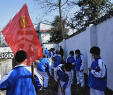 廬江縣萬山鎮(zhèn)水關(guān)初級中學開展學雷鋒志愿活動
