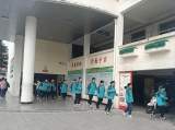 东至二中初中部开展消防疏散演练与主题教育活动 