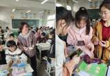 兑现承诺  激励奋进 —— 怀远县龙亢镇学区项桥学校九（3）班学生收到“特殊”礼物  
