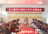 规范学校办学行为 全面推进素质教育 —— 怀远县龙亢镇学区召开规范办学行为工作推进会    