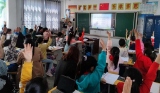 新教师数学汇报课教研活动在望江县麦元茗山小学举行
