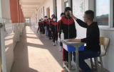 庐江县白山镇各中小学幼儿园举行疫情防控应急演练活动