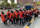 志愿服务进社区 文明创建共出力——亳州市第一小学开展志愿服务进社区活动
