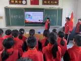 靈璧縣大廟鎮(zhèn)沙灘小學(xué)：清明祭英烈  爭(zhēng)做紅色小先鋒