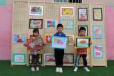 灵璧县韦集镇中心幼儿园开展“童心向党 喜迎二十大”绘画活动