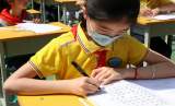 传国粹之美  飘笔墨之香 ——灵璧县西关小学举办学生现场书法比赛活动