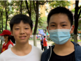 合肥两名初二学生提前“探班”，感受中考氛围