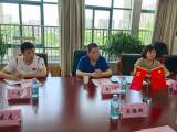 安徽省体育职业技术学院调研合肥市新站高新区青少年跳绳项目