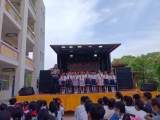怀远县马路学校举行庆“六一”文艺汇演