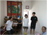 做实暑期大家访  筑牢安全防护墙  ——冶父山镇石山初中开展暑期防溺水家访活动