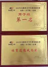 合肥市行知小學(xué)在2022年安徽省青少年排球錦標(biāo)賽(小學(xué)組)比賽中榮獲男子組冠軍