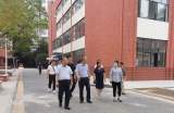 庐阳区领导调研督导合肥市第四十五中学长丰路校区建设工作