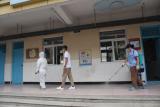 合肥市南门小学上城国际分校开展开学前疫情防控应急演练