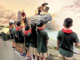 合肥市临泉路第二小学一（2）中队参观安徽名人馆