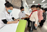 合肥市行知小学开展学生体检工作