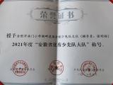 喜报！合肥市南门小学湖畔花园分校荣获“安徽省优秀少先队集体”荣誉称号