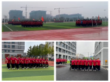界首一中：别有一番风味的雨中军训        