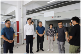 宣城市教体局领导视察技能大赛宣城市工业学校赛点工作