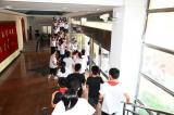合肥市第四十五中学六安路校区举行主题升旗仪式