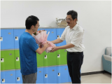 桐城师专校领导走访慰问一线教师