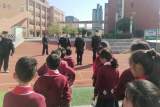 滁州市会峰小学：开展反恐防暴演练