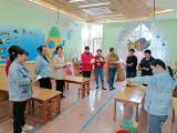 合肥市荣城幼儿园教育集团总园开展餐桌消毒流程实操培训