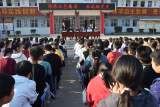 岳西县白帽镇关工委宣讲团走进白帽中心学校开展主题宣讲活动