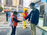 合肥市淮合花园小学迎来复学第一天