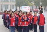 天长市第三中学：路队比赛展风采   飒爽英姿显文明