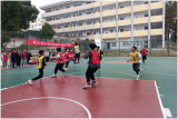 宿松县实验中学成功举办第八届篮球比赛