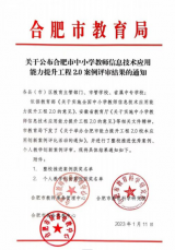 合肥市庐阳实验幼儿园教育集团评比中获奖