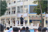 争当文明小天使——宁国市西津小学召开文明安全常规主题校会