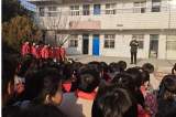 怀远县龙亢镇学区中心学校开展国旗下安全教育活动           