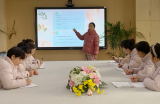 合肥市双岗幼儿园教育集团源水分园开展“保育员如何配合班级教师工作”培训活动