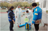 校园消杀筑防线 全面防护保开学——黄山市屯溪现代实验学校开展校园防疫全面消杀工作