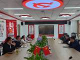 肥东县教育工会调研安师大肥东附中工会工作