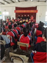桐城市大关教育集团校大关初中举行2023年中考百日誓师大会