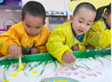 合肥庐阳实验幼儿园教育集团海棠园： 拓印春天 美好相伴