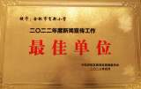 合肥市育新小学获得庐阳区教体系统年度新闻宣传工作 “最佳单位”称号