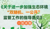 一图读懂《关于进一步加强生态环境“双随机、一公开”监管工作的指导意见》