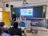 利辛县：志愿者走进校园 开展节水护水宣传