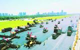 合肥园博园机场老跑道换“新装”