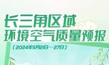 图说｜长三角区域环境空气质量预报（2024年5月21日—27日）  