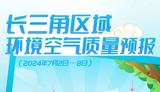 图说｜长三角区域环境空气质量预报（2024年7月2日—8日）  