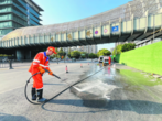 合肥洁净道路迎国庆 内外兼修增“颜值”
