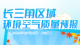 美丽长三角 | 长三角区域环境空气质量预报（2024年10月22日—28日）