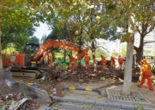 淮南高新区清理垃圾死角 提升城市“颜值”