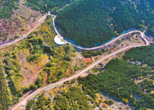 淮北蜿蜒山路串起乡村初冬美景