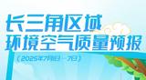 图说｜长三角区域环境空气质量预报（2025年7月1日—7日） 